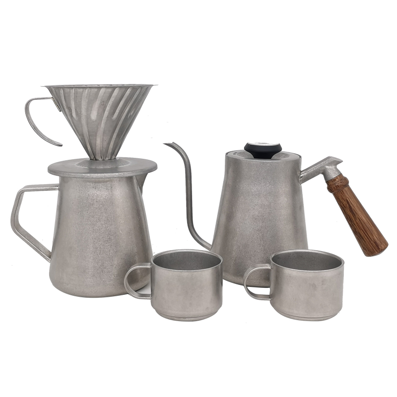 V60 Kaffee-Set, Keramikgrat, Kaffeemühle, Tropffilter, Wasserkocher, Reisetasche, Geschenkset, Barista-Werkzeuge, Espresso-Kaffee-Geschenkset