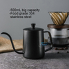 Muster verfügbares Geschenkset für Outdoor-Reisen, Tropfkaffee, Kaffeeset mit manuellem Kaffeemühlenfilter, Wasserkocher, Kanne und Löffel