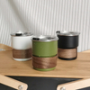 Tragbarer Kaffeebecher, 300 ml, einlagiger 304-Edelstahl, Bierkringelwasser, Campingbecher