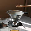  Kaffeetropfer, tragbarer Kaffeetropfer aus Edelstahl, Netzfilter