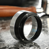 51 mm/53 mm/58 mm Espresso-Dosiertrichter, Edelstahl-Kaffeedosierring, kompatibel mit 51 mm/54 mm/58 mm Siebträger