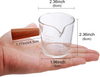 Transparentes Großhandelskleines Espresso-Schnapsglas, kreatives Glas, Kaffee, Tee, Getränke, Dessert, Frühstück, Milchbecher, Glas