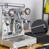 Halbautomatischer Kaffeemaschinenreiniger, Kaffeemaschinen-Reinigungsbürste, Dampfbürste, Aluminium-Dampfreinigungswerkzeug, Nylon-Kaffeebürste