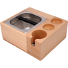 Espresso-Abklopfbox, 4-in-1-Box, kompatibel mit 58-mm-Espressozubehör, mit 1,5 l abnehmbarer Edelstahl-Abklopfbox,