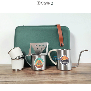 Tragbare Kaffee Set Neue Keramik Korea Japan Lange Griff Brauen Kaffee Tee-Set Werkzeuge Hand Made Brew V60 Drip Kaffee geschenk Set