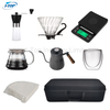 Exquisite handgebrühte Kaffeewerkzeuge, handgefertigtes Brew V60 Dripper Kaffee-Geschenkset