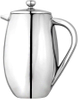 Satinierte 34-Unzen-Kaffeepresse, doppelwandiger Edelstahl, spülmaschinenfest, französische Presse