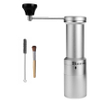 Manuelle Kaffeemühle mit Edelstahlgrat, einstellbare Einstellungen, Handkaffeemühle, Luftfahrt-Aluminium, manueller Stahlkern