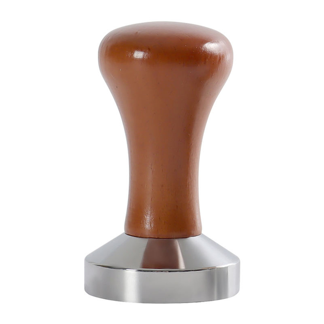 Langlebiger Espresso-Tamper, Espressomaschine mit Matte, professioneller Barista-Espresso-Kaffee-Manipulator aus Holz