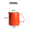 Milchkännchen, Barista, 600 ml, Edelstahl-Milchkännchen, Aufschäumbecher, Metall-Kaffee-Espresso-Milchkännchen