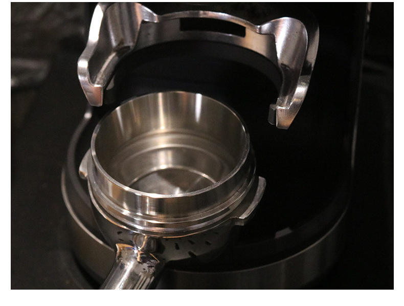 58-mm-Espresso-Dosiertrichter, Edelstahl-Dosierring, kompatibel mit 58-mm-Espressomaschinen-Siebträger/-Boden