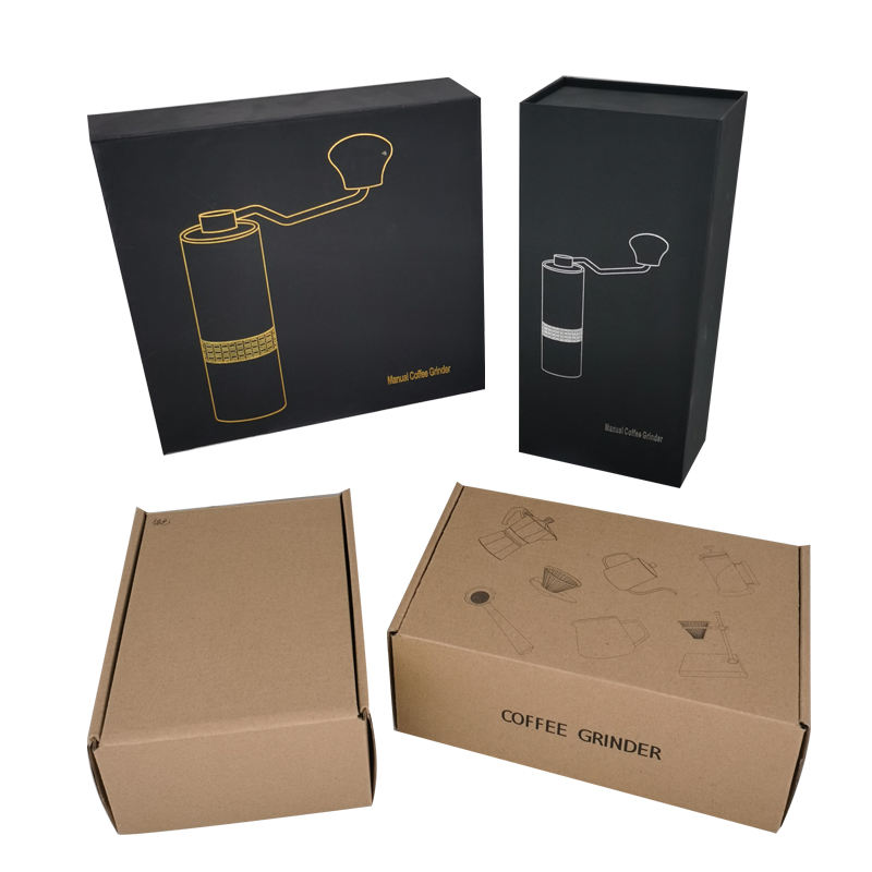 Großhandel tragbare Outdoor-Edelstahl-Handkaffeemühle manuelle Kaffeebohnenmühle für Espresso