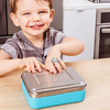 Neue Ankunft auslaufsicher 3 Fächer Schulkinder Bento-Stil Frischhaltedose Lunchbox Bento-Lunchbox aus Edelstahl für