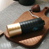 Tragbare Mini-Kaffeebohnenmühle aus Edelstahl mit Holzgriff