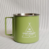 Camping Edelstahl Wasser Tasse 330 ml Outdoor Tragbare Falten Becher für Kaltes Getränk Bier Kaffee Metall Tassen kaffee werkzeuge set