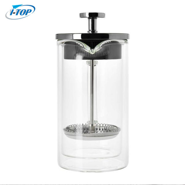 Hochwertige Kaffeekanne aus Glas, French-Press-Kaffeemaschine