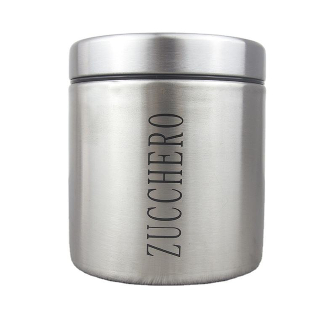 Küchen-Luftdichter Organizer für Gläser, Zucker, Kaffee, Tee, Vorratsbehälter, Edelstahl-Kanister-Set