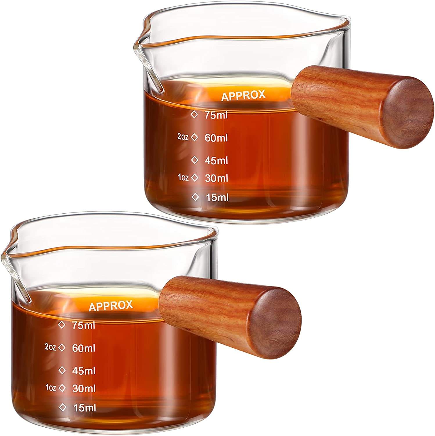 Transparentes Großhandelskleines Espresso-Schnapsglas, kreatives Glas, Kaffee, Tee, Getränke, Dessert, Frühstück, Milchbecher, Glas