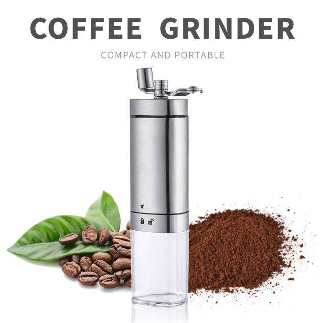 Edelstahl verstellbare Keramik Drip Espresso French Press Handkaffeemühle