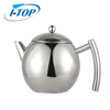 Edelstahl-Teekanne mit Teesieb, 900–1500 ml, Teewärmer mit Teekannen-Ei für losen Tee
