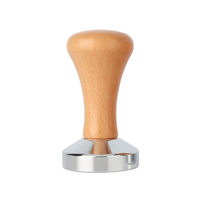 Langlebiger Espresso-Tamper, Espressomaschine mit Matte, professioneller Barista-Espresso-Kaffee-Manipulator aus Holz