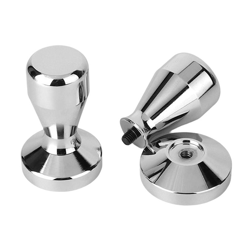 Espresso-Tamper-Werkzeug aus Edelstahl, hochwertiger Pro-Tamper und kleiner Siebträger, Kaffee-Geschenkset, Kaffee-Tamper