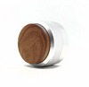58 mm Kaffeeverteiler, Edelstahl-Kaffeeverteiler, Walnuss-Dekoration, höhenverstellbarer Kaffeeverteiler mit Holz