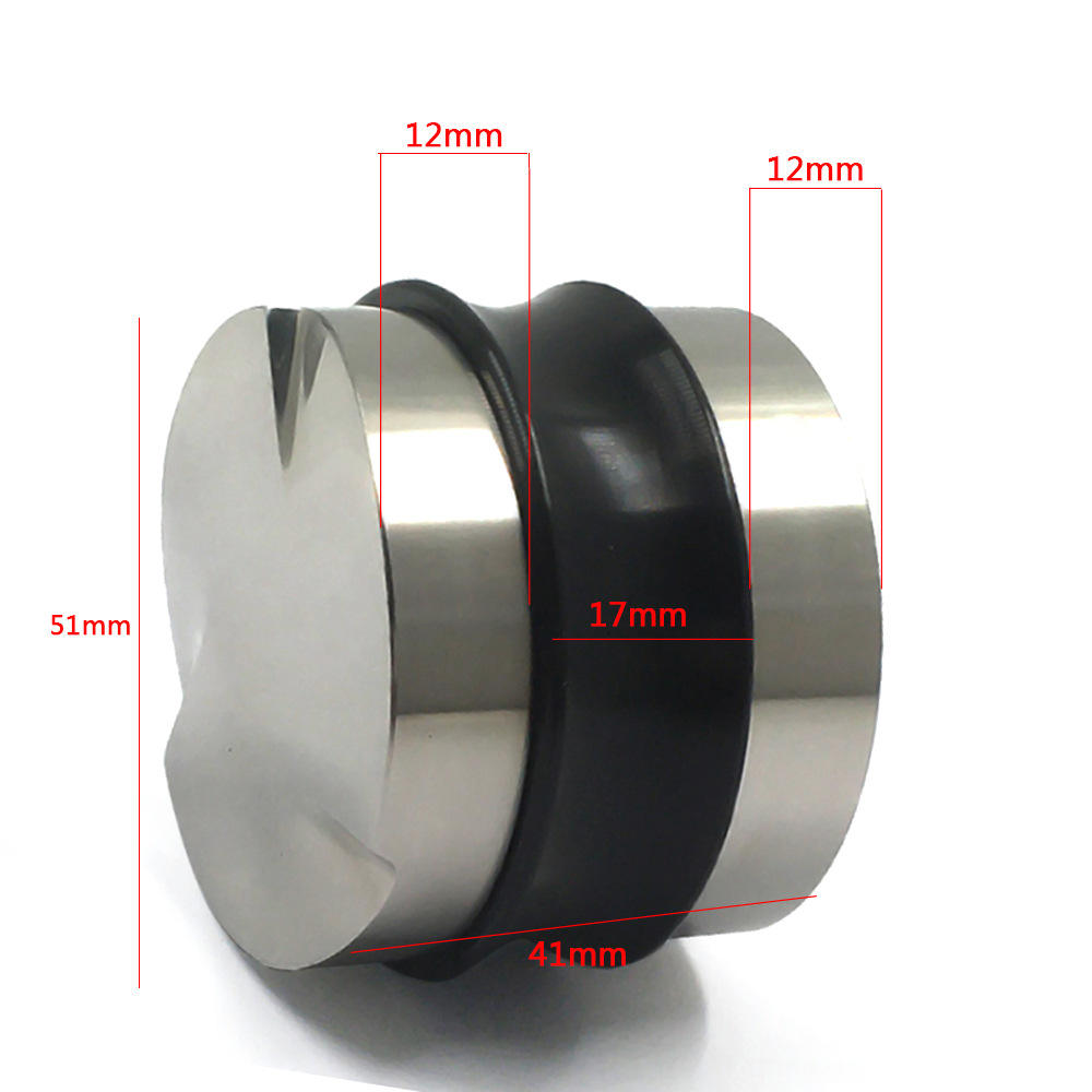 53,3 mm Kaffeeverteiler-Nivellierer und Handstampfer, Espresso-Presswerkzeug |Doppelseitig, einstellbare Tiefe |Hochleistungs-Espresso Ha