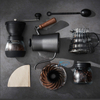 V60 Outdoor modernes manuelles Drip-Reisetasche-Geschenkbox-Verpackungs-Mühle-Topf-Wasserkocher-Set für die Kaffeemaschine zum Übergießen