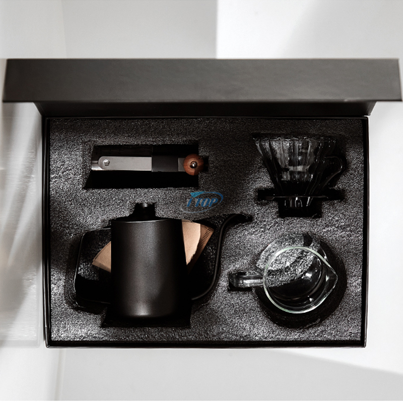 Brewista V60 Handtropf-Kaffeemühle, Geschenkset, Übergießkessel, Kaffeekoffer