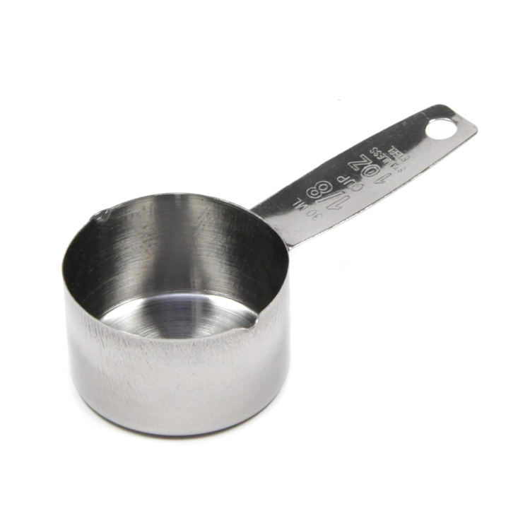 Hochwertiger Kaffeelöffel aus lebensmittelechtem Metall, Kaffee-Messlöffel aus Edelstahl