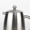 Satinierte 34-Unzen-Kaffeepresse, doppelwandiger Edelstahl, spülmaschinenfest, französische Presse
