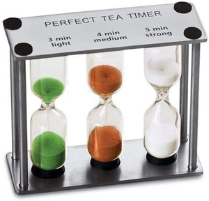 Perfekter 3-in-1-Teetimer, inklusive 3-, 4- und 5-Minuten-Sanduhr-Timer, zum Zubereiten von Tee oder zum Halten der Zeit in der Küche