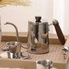 Edelstahl 304 Tropfkessel Schwanenhalskessel Griff Tropfkaffeekanne Teekanne Wasserkocher mit langem Auslauf