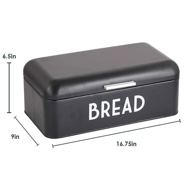 Großhandel Gute Qualität Edelstahl Lebensmittel Brot Aufbewahrungsbox Hohe Kapazität Metall Brotkasten Behälter Für Küche