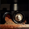 Espresso-Tropfmühle mit Gratkegel aus Edelstahl