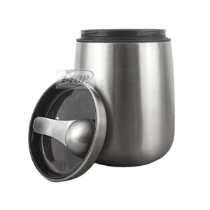 Top Verkauf Gute Qualität Runde Lagerung Jar Küche Organizer Zucker Kaffee Tee Kanister Set Mit Deckel