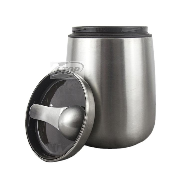 Top Verkauf Gute Qualität Runde Lagerung Jar Küche Organizer Zucker Kaffee Tee Kanister Set Mit Deckel
