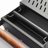 Barista Style Espresso Long Coffee Knock Bin Zubehör Schublade Edelstahl Knock Box Schwarz