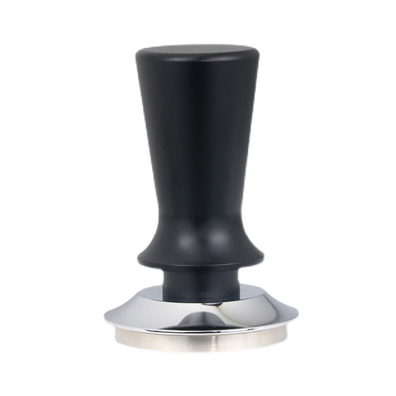 Espresso-Tamper, kalibrierter Druck, antihaftbeschichtet, selbstnivellierend, raffinierter Griff, Kaffee-Tamper aus Edelstahl