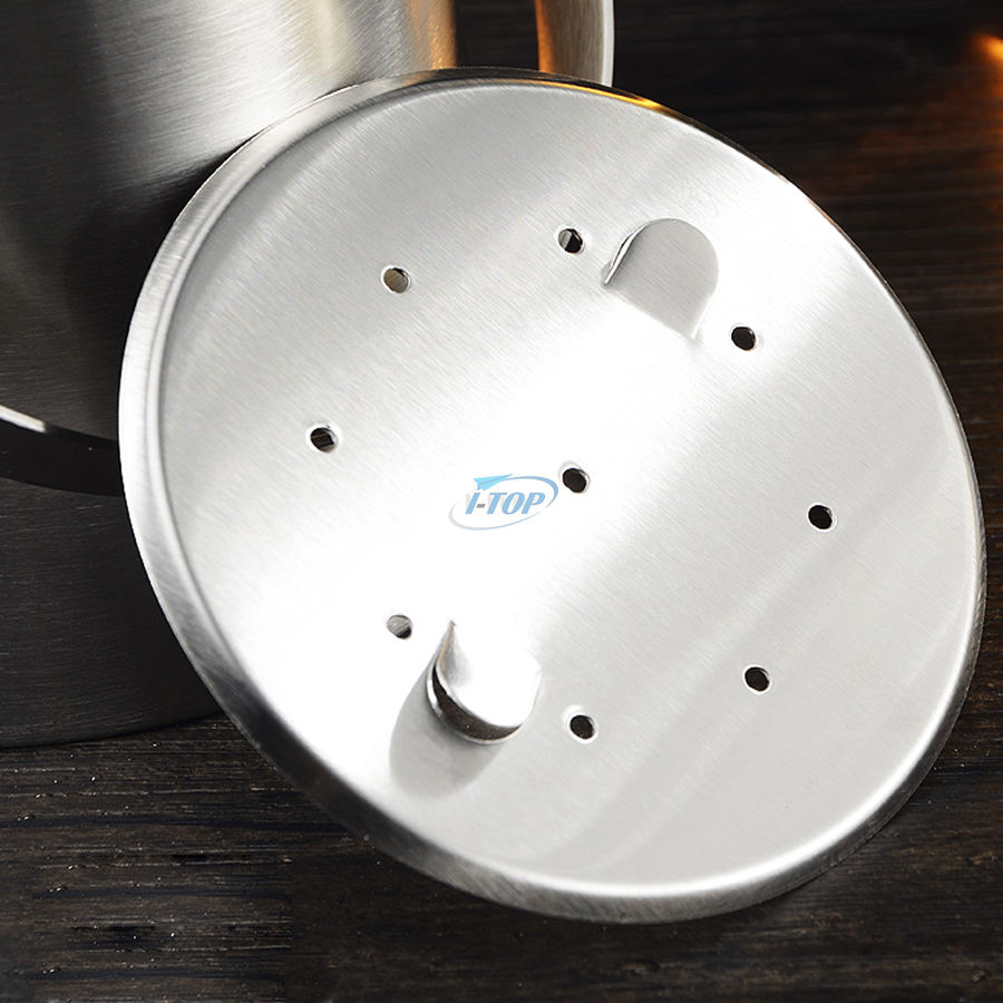 Für Partys und Buffets, großer Eisbehälter, Champagner- und Weinflaschen, Eiskübel aus Edelstahl mit Deckel und Zange