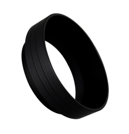 Dosierringe, Aluminium-Kaffeepulver, Dosierringe, Trichter mit magnetischem Ersatz-Kaffeemaschine-Zubehör, Schwarz (58 mm)