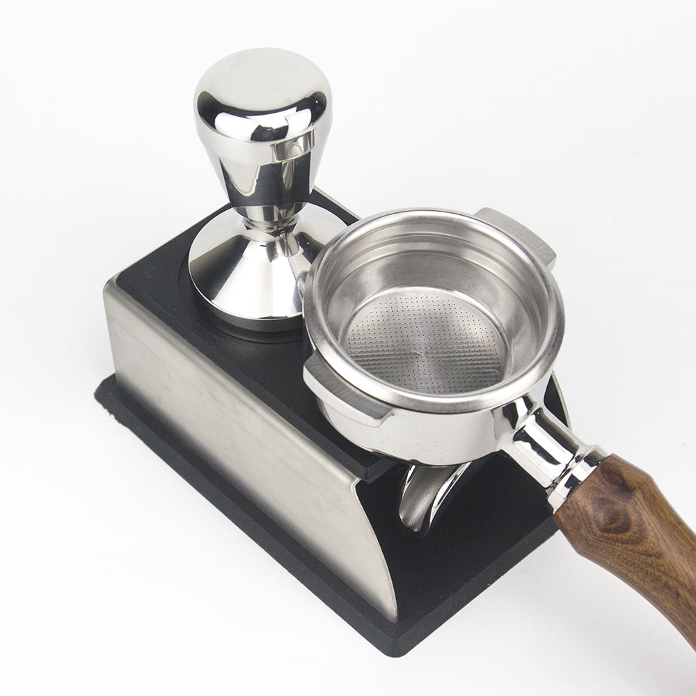 51 mm Kaffee-Tamper aus Edelstahl, Barista-Espresso-Tamper-Basis, Kaffeebohnenpresse