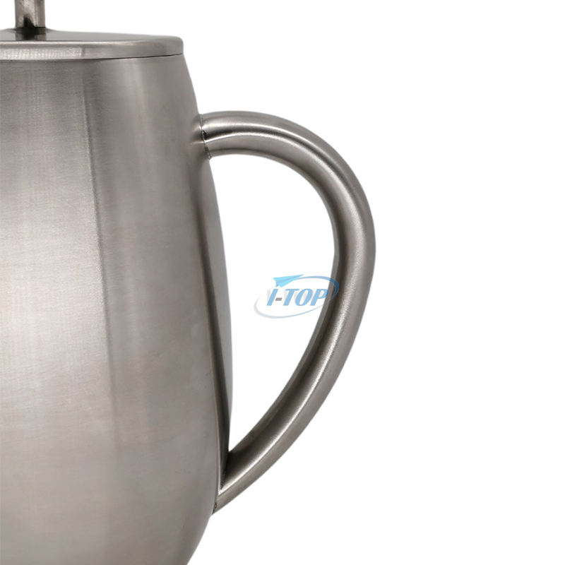 French-Press-Kaffeemaschine, 34 Unzen, isolierte Kaffeepresse aus 18/10-Edelstahl mit zusätzlichem Sieb